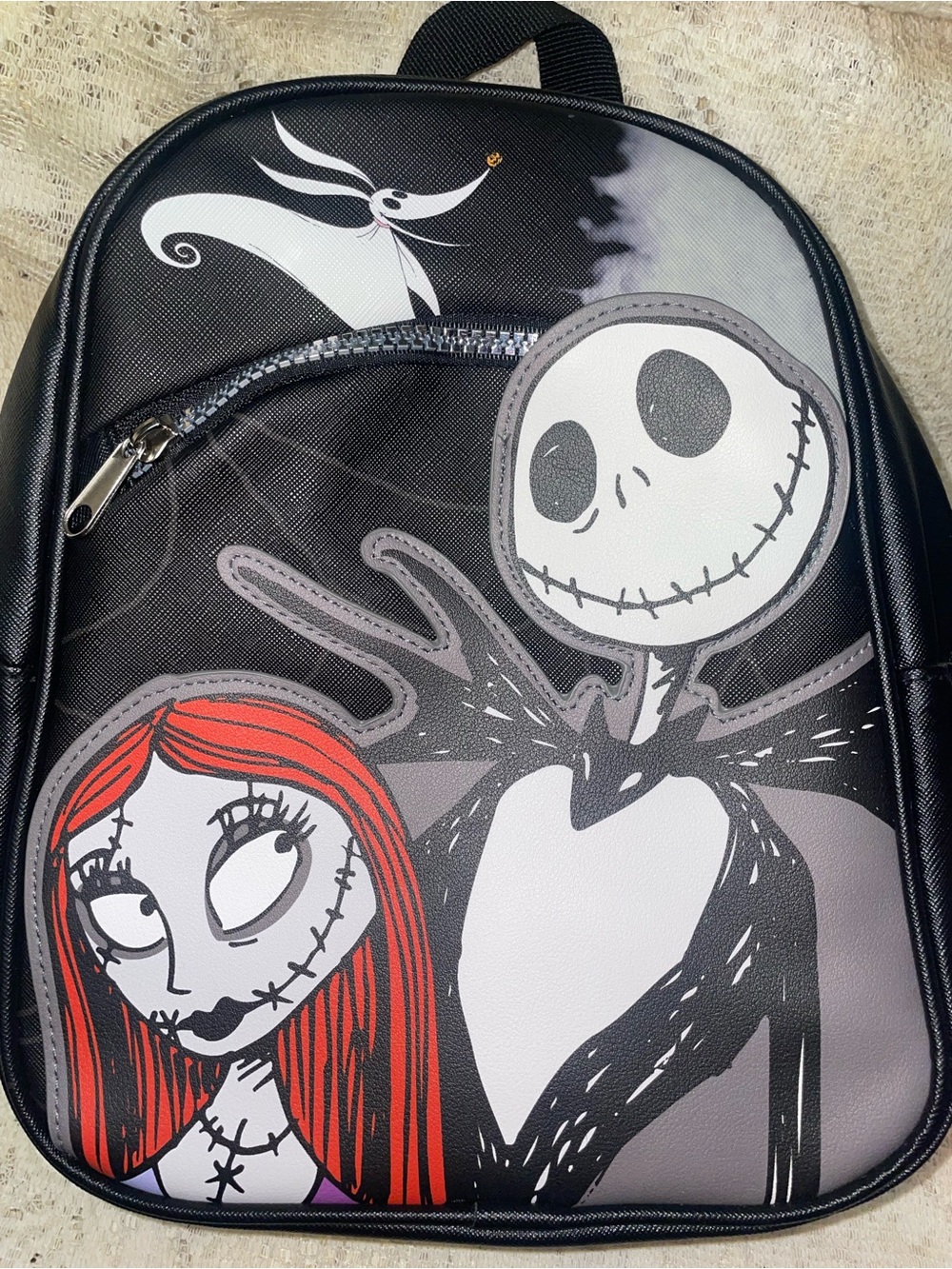 Disney Nightmare before Christmas Black and Red Backpack